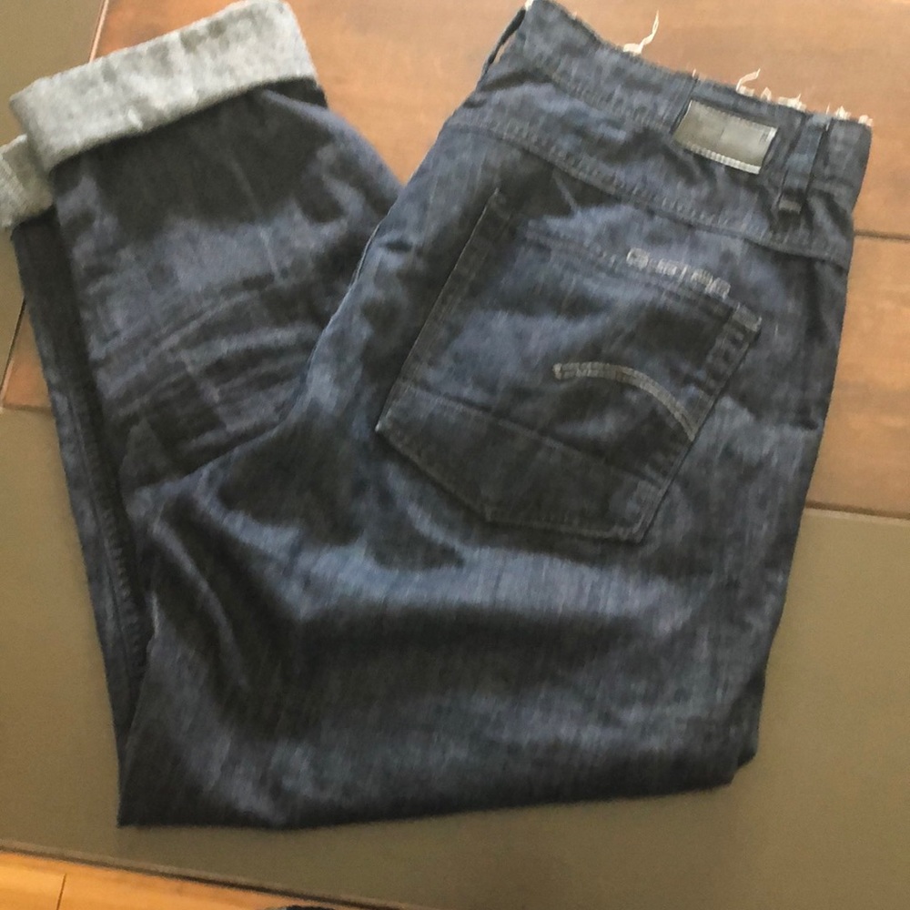 G-Star boyfriend jeans.